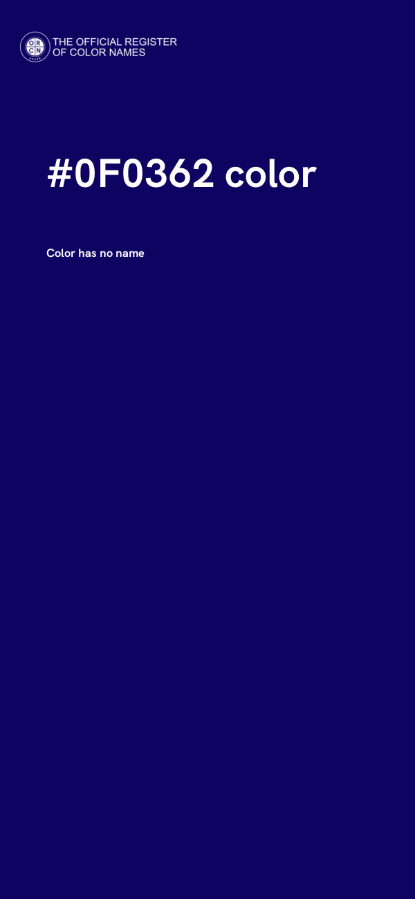 #0F0362 color image