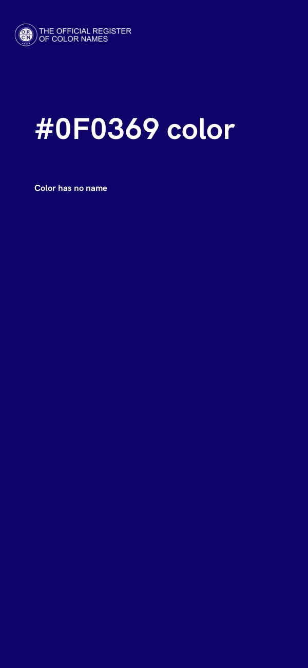 #0F0369 color image