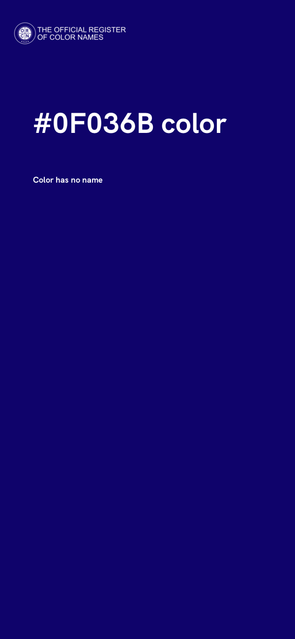 #0F036B color image