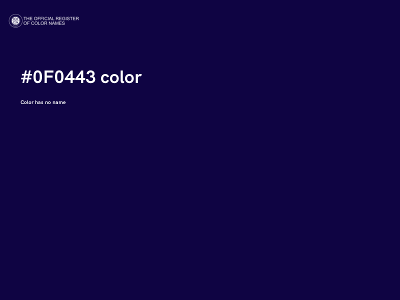 #0F0443 color image