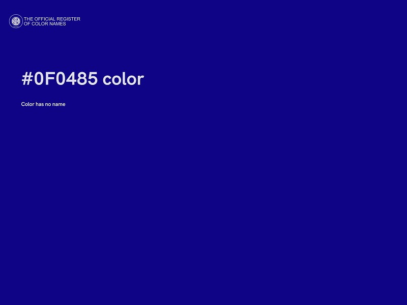 #0F0485 color image