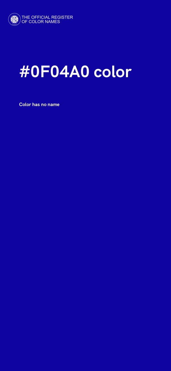 #0F04A0 color image