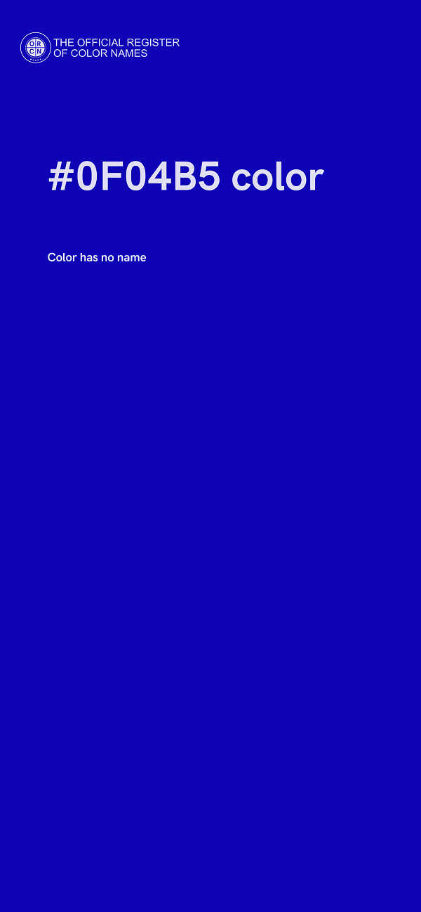 #0F04B5 color image