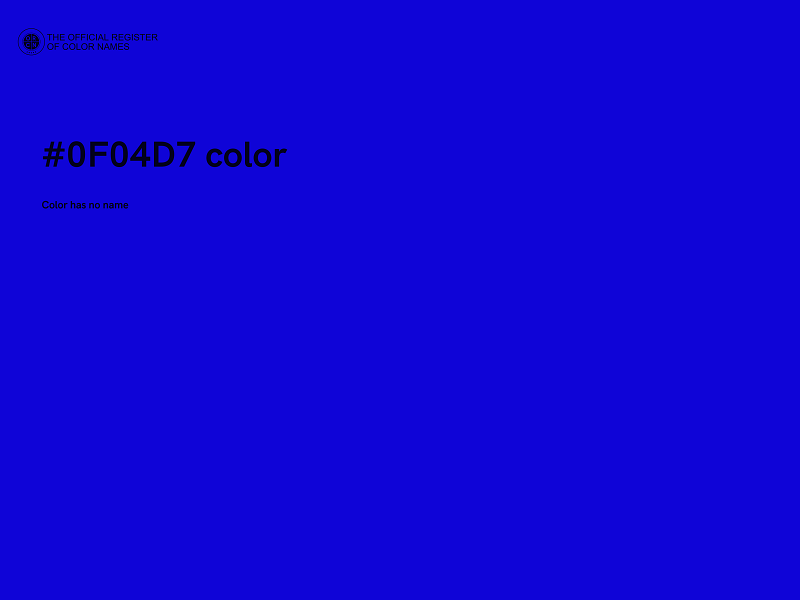 #0F04D7 color image