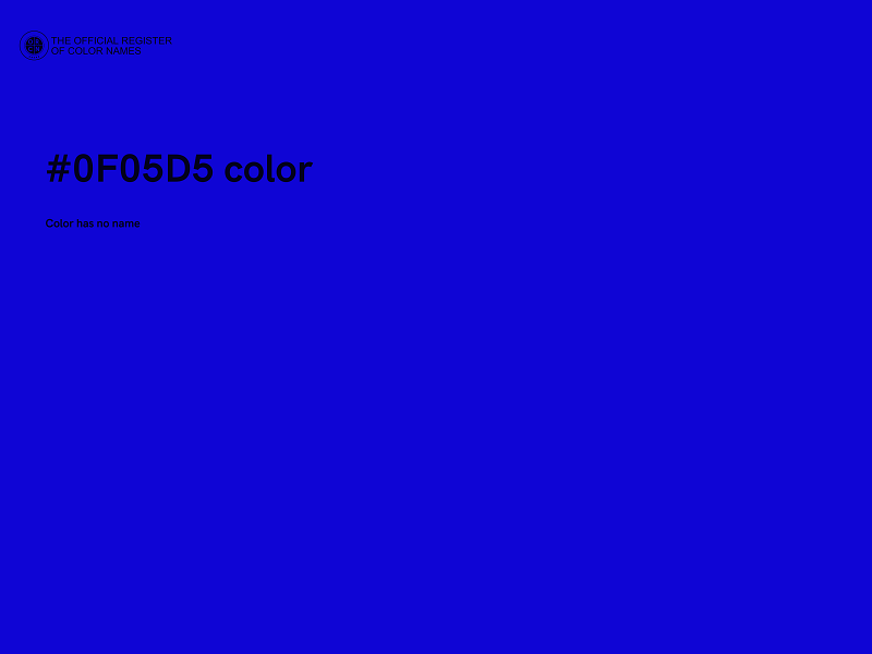 #0F05D5 color image