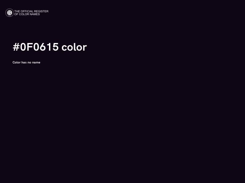 #0F0615 color image