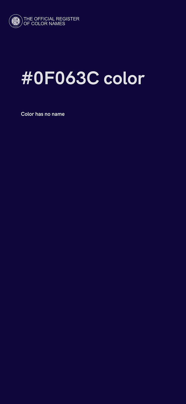 #0F063C color image