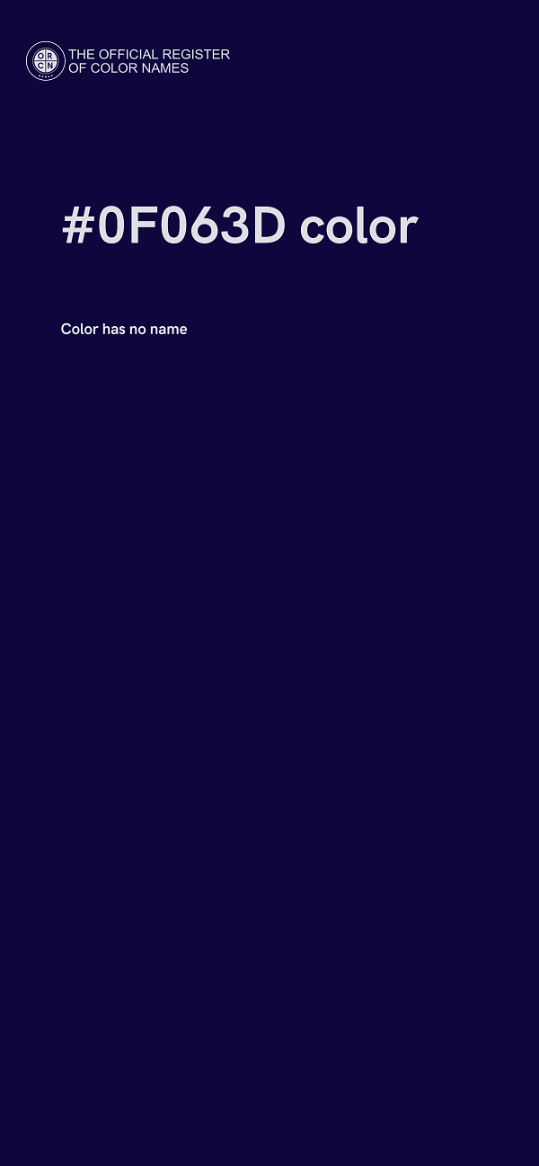 #0F063D color image