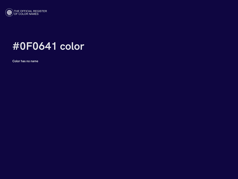 #0F0641 color image