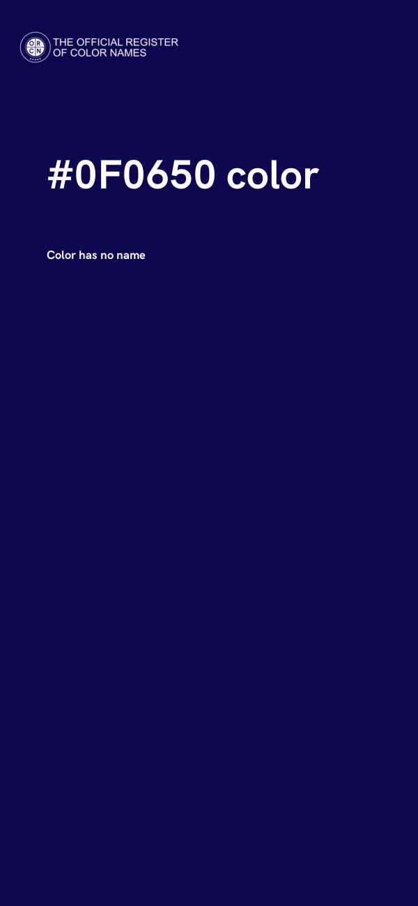 #0F0650 color image