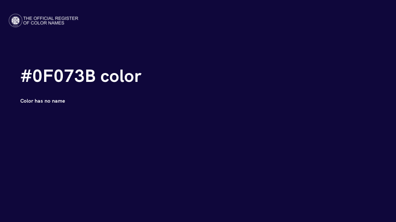 #0F073B color image