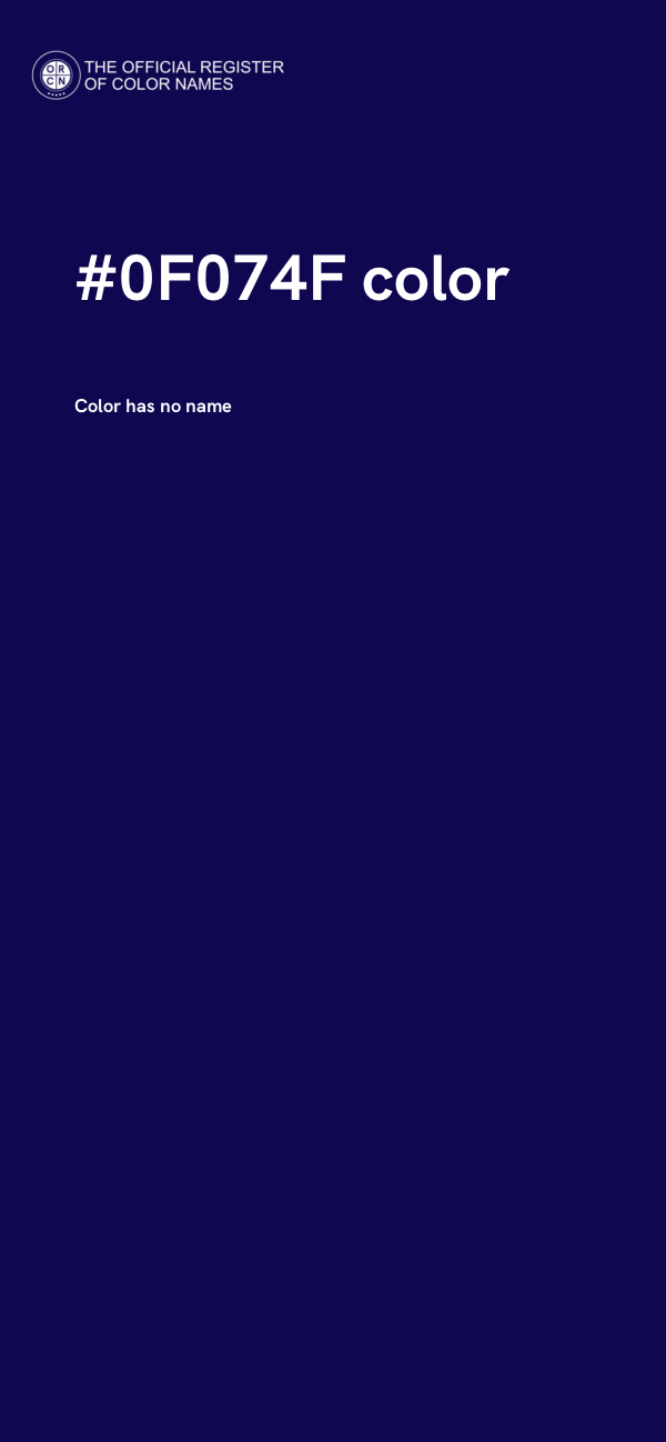 #0F074F color image