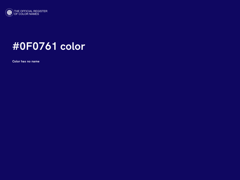 #0F0761 color image