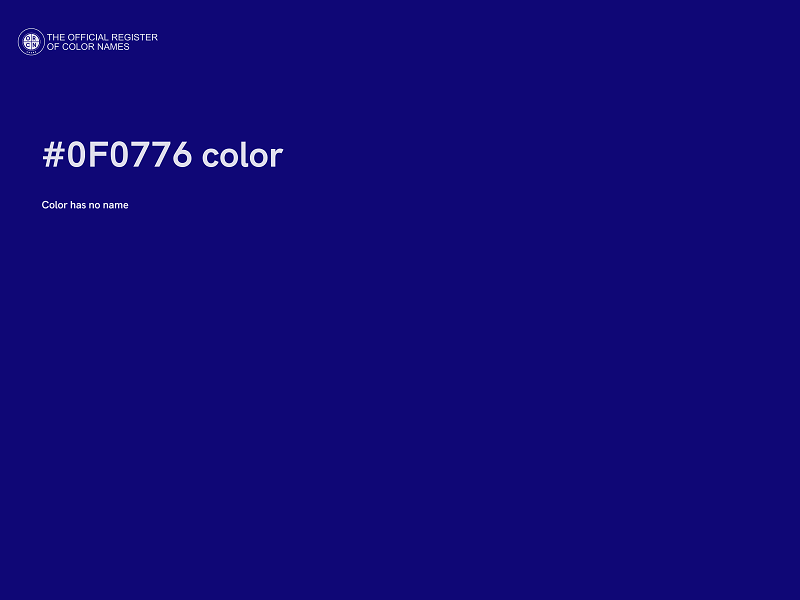 #0F0776 color image