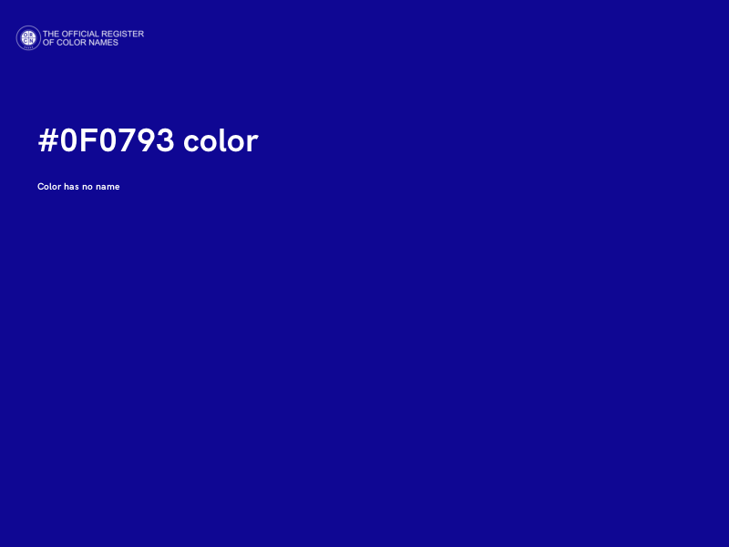 #0F0793 color image