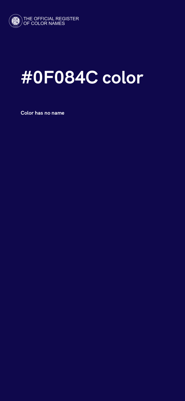 #0F084C color image