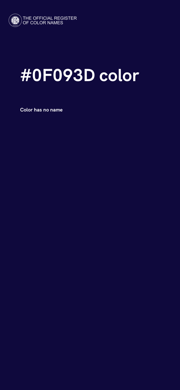 #0F093D color image