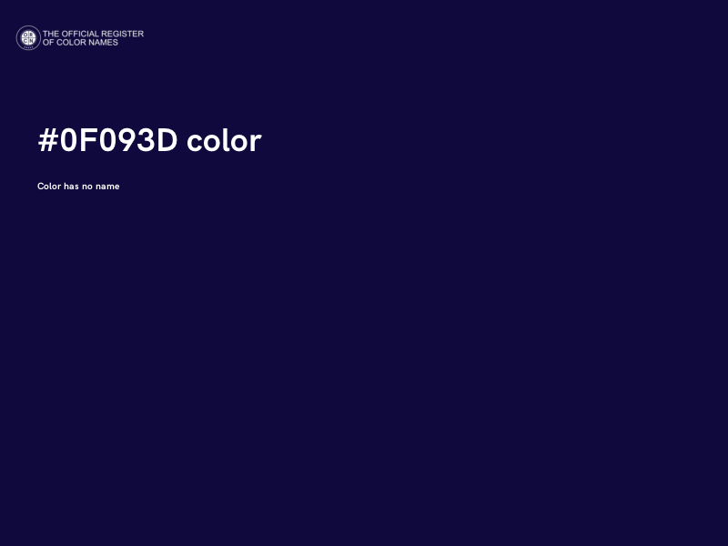 #0F093D color image