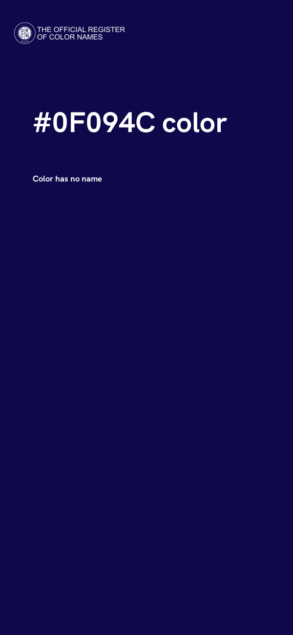#0F094C color image