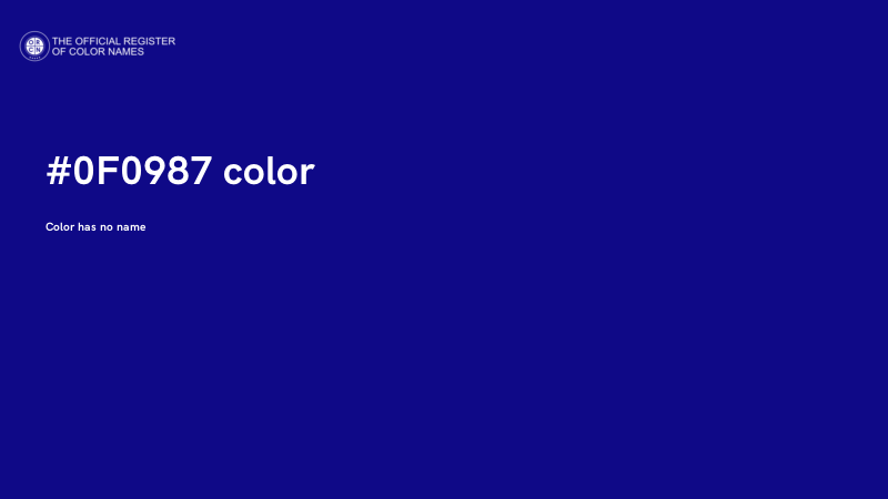 #0F0987 color image