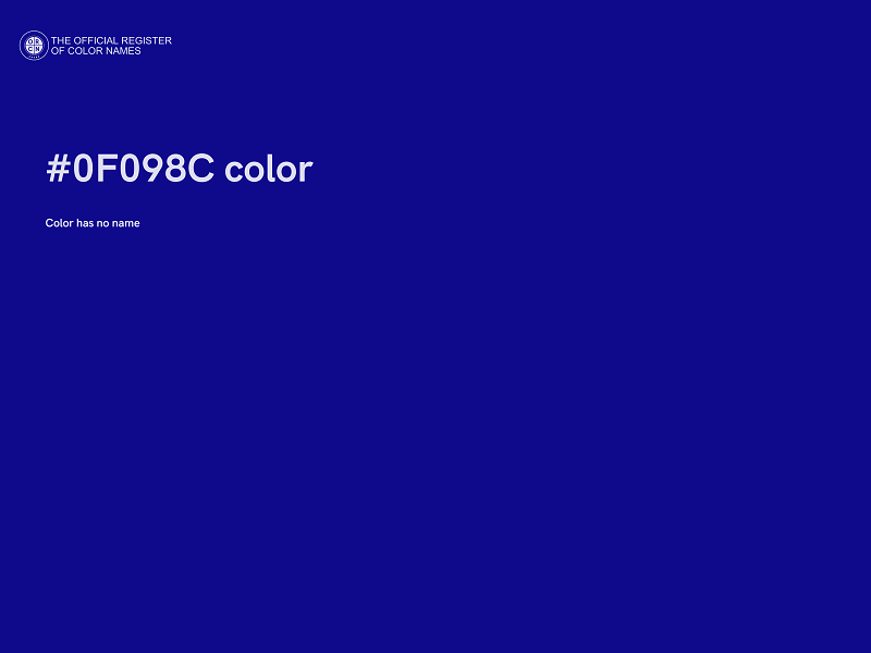 #0F098C color image