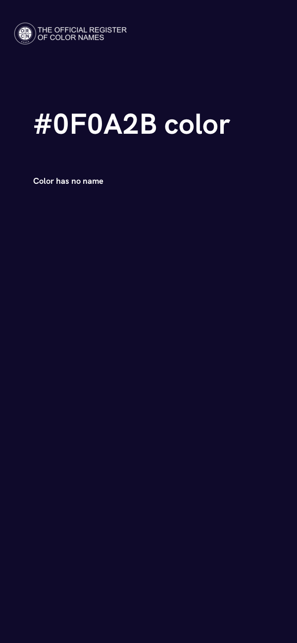 #0F0A2B color image
