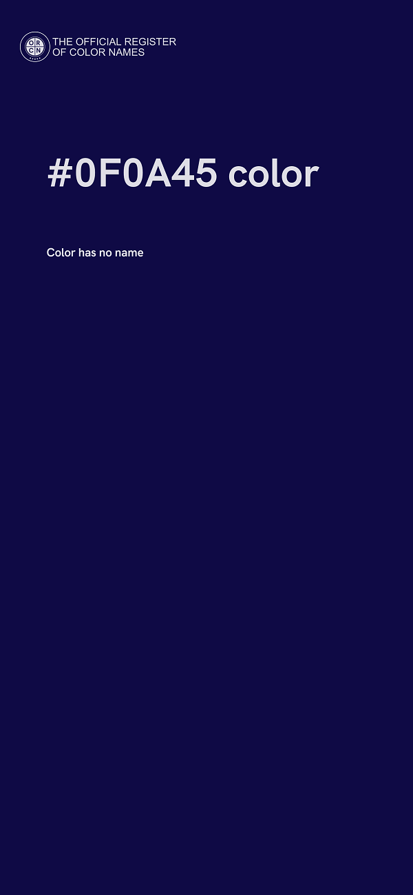 #0F0A45 color image