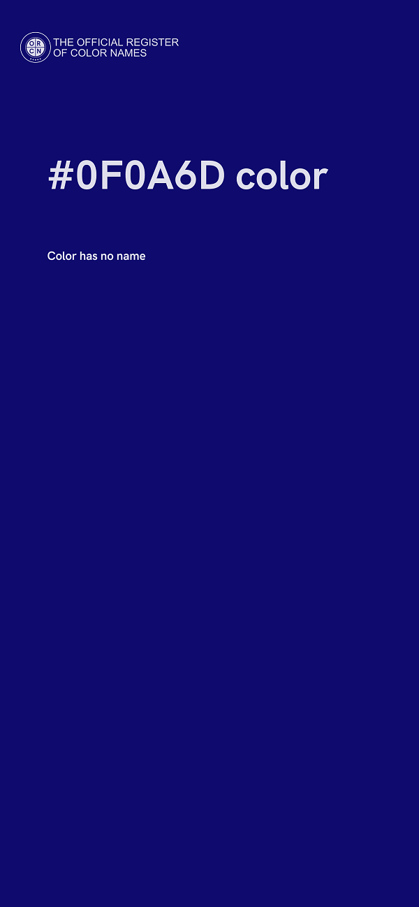 #0F0A6D color image