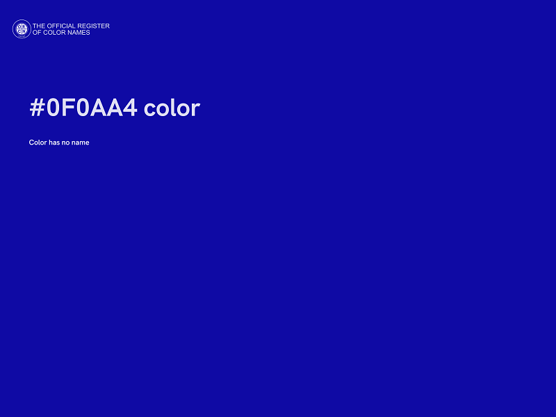 #0F0AA4 color image