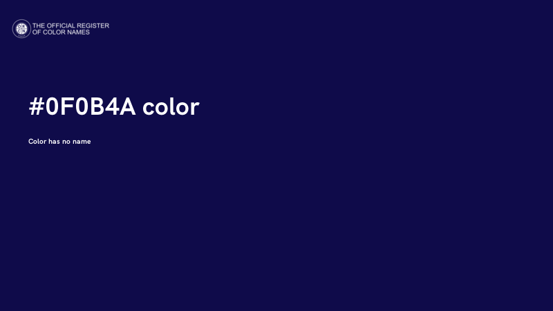 #0F0B4A color image