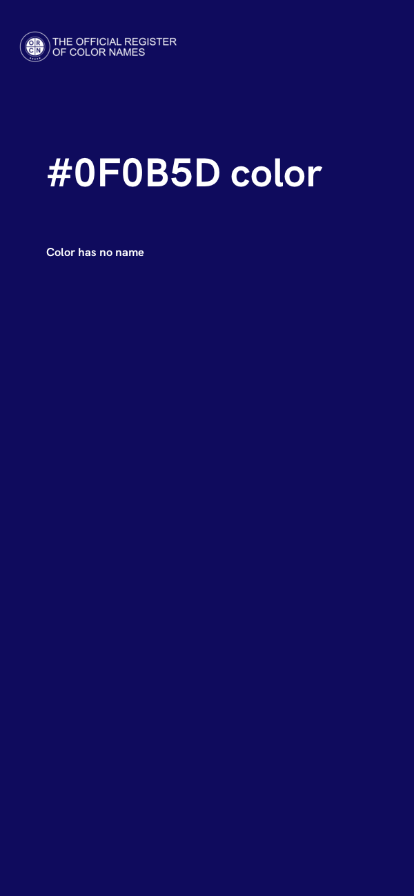 #0F0B5D color image