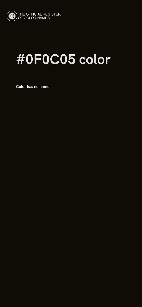 #0F0C05 color image