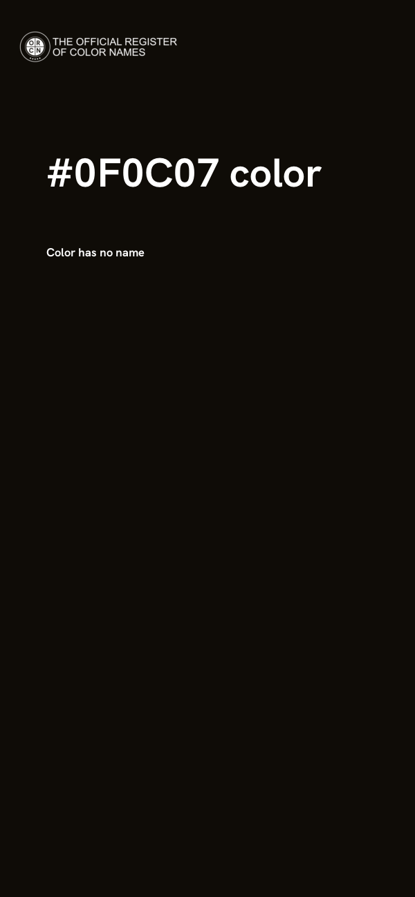 #0F0C07 color image
