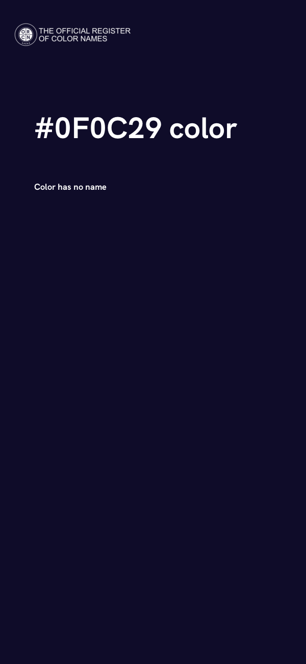 #0F0C29 color image