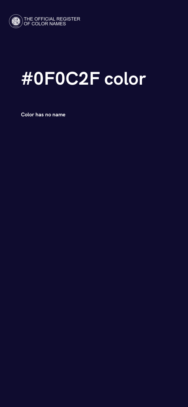 #0F0C2F color image