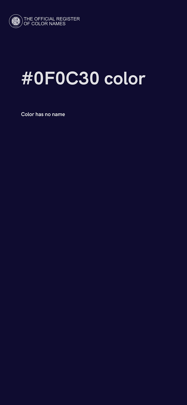 #0F0C30 color image
