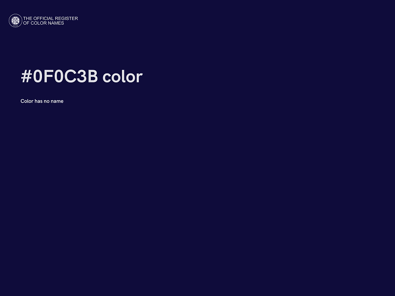 #0F0C3B color image