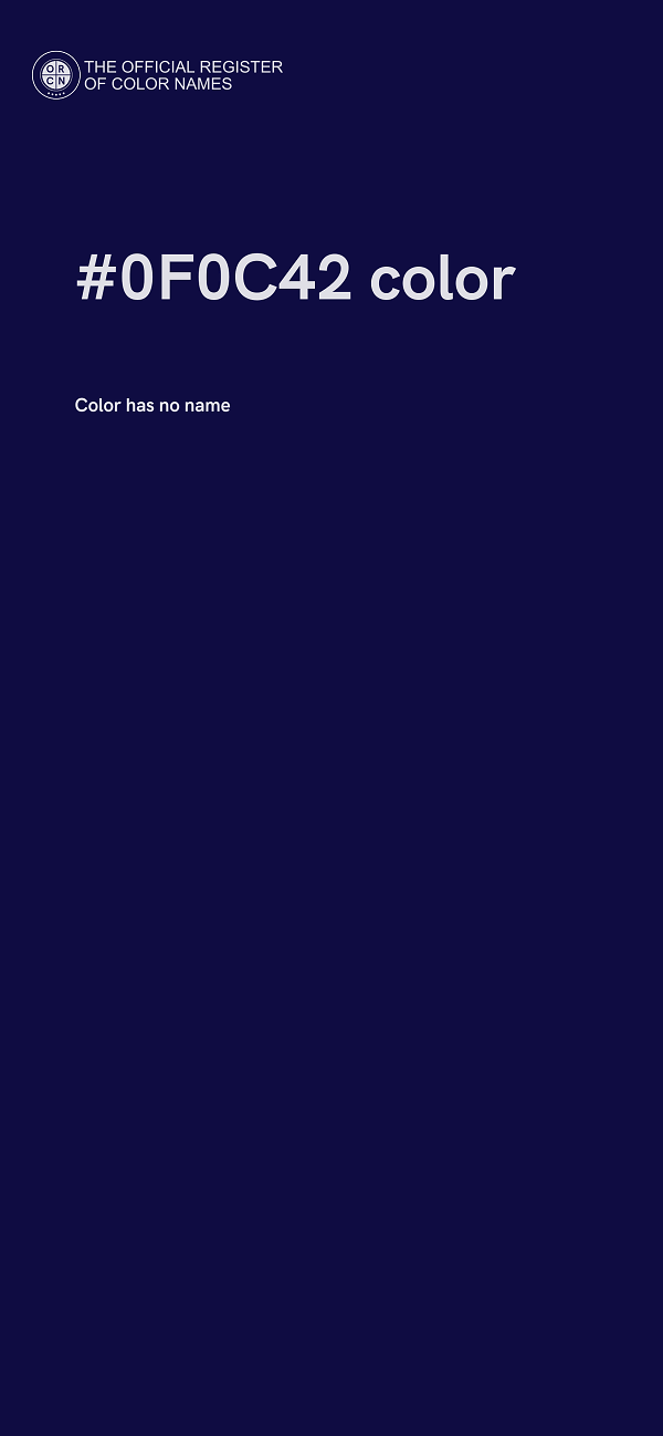 #0F0C42 color image