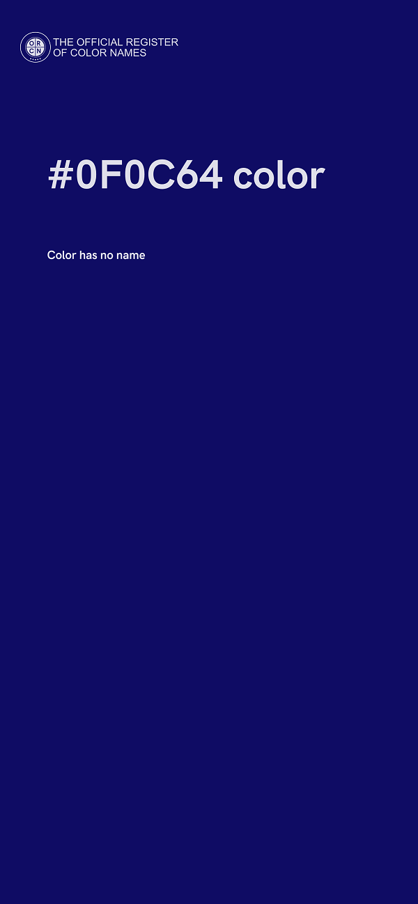 #0F0C64 color image