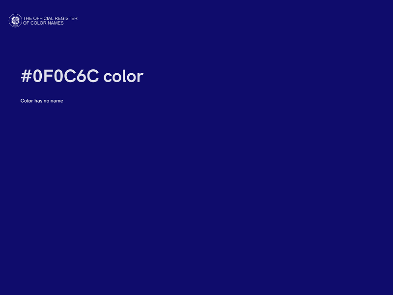 #0F0C6C color image