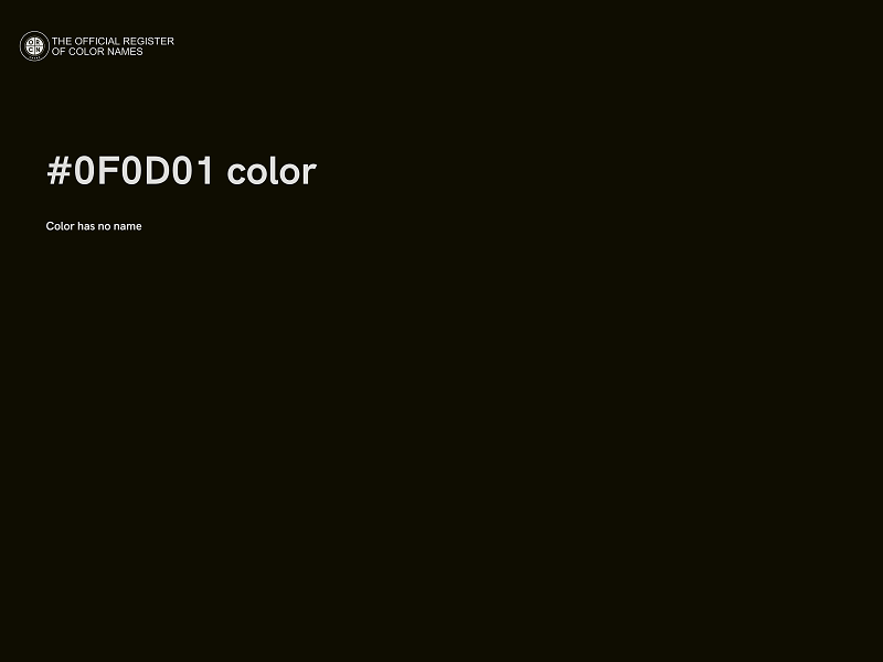 #0F0D01 color image