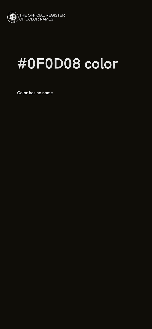 #0F0D08 color image