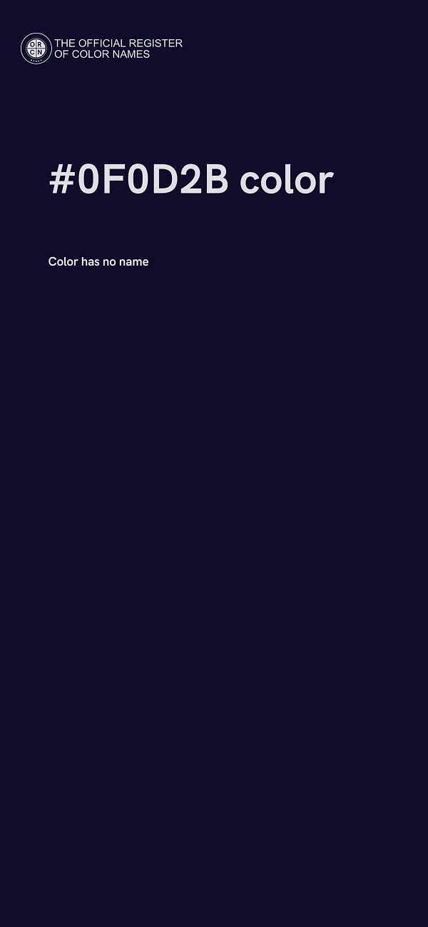 #0F0D2B color image