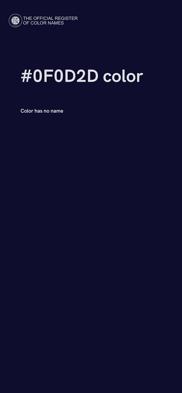 #0F0D2D color image
