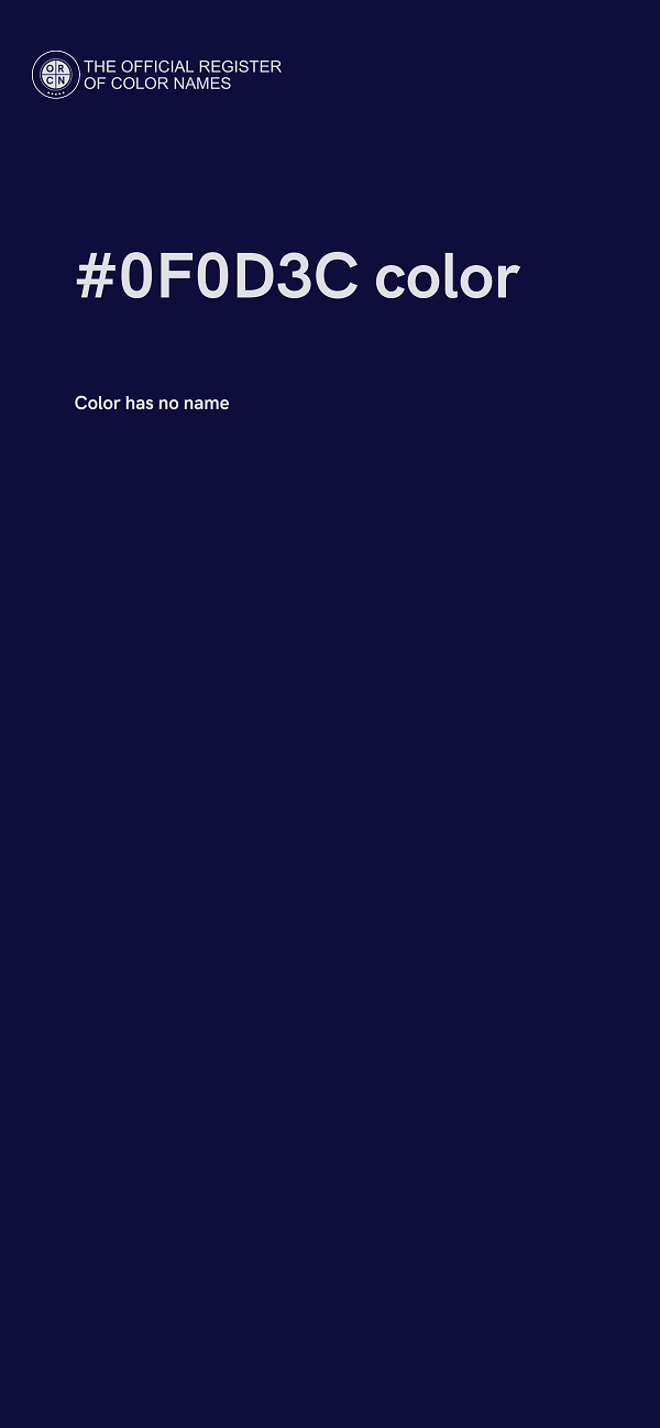 #0F0D3C color image