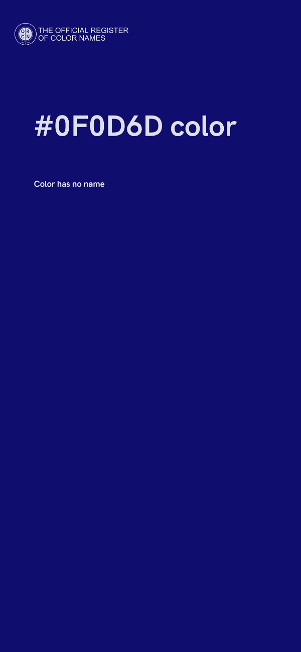 #0F0D6D color image