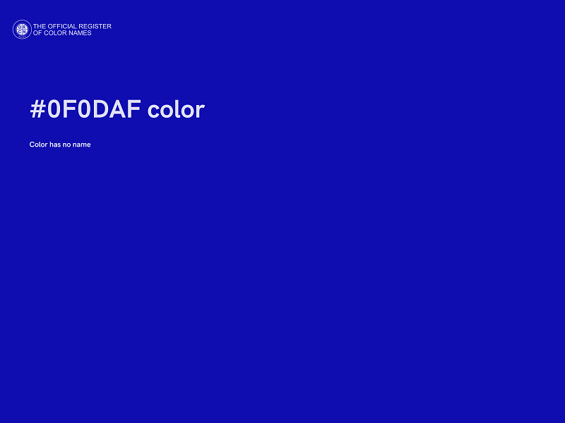 #0F0DAF color image