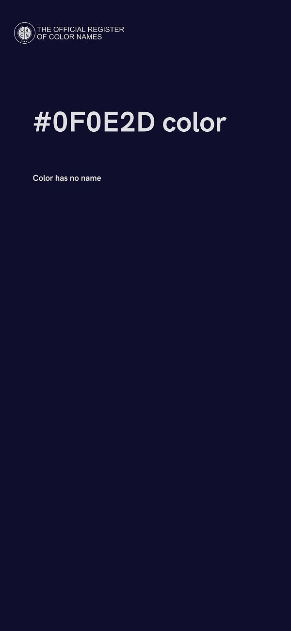 #0F0E2D color image