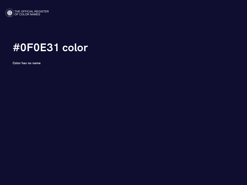 #0F0E31 color image