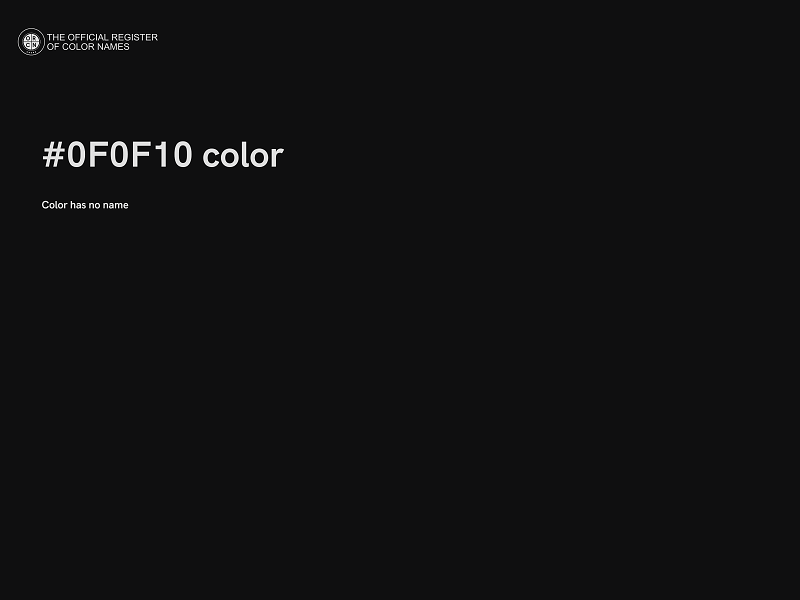 #0F0F10 color image